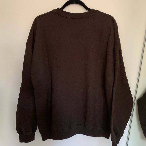 Seattle Washington Brown Crew Neck Sweatshirt - Picture 5 of 5